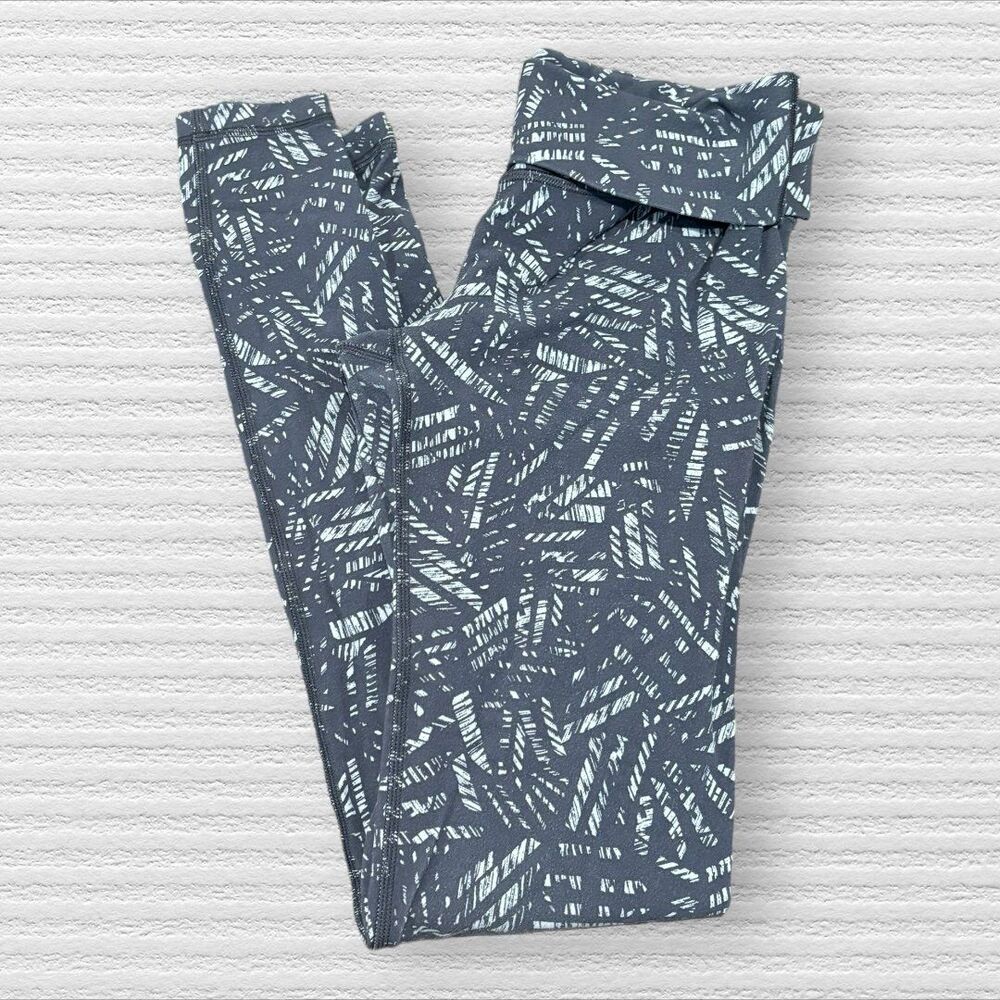 Ivivva by Lululemon 12 Gray & Silver Printed Leggings